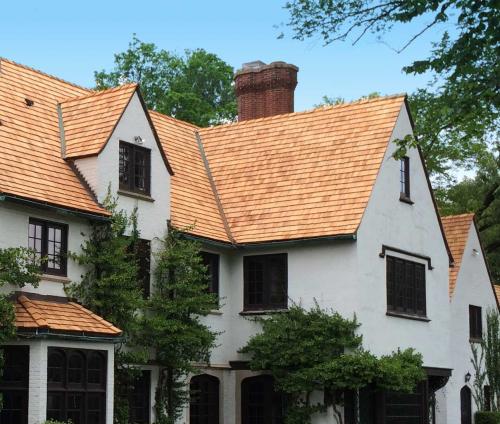 A Real Cedar roof can create a strikingly traditional appearance.
